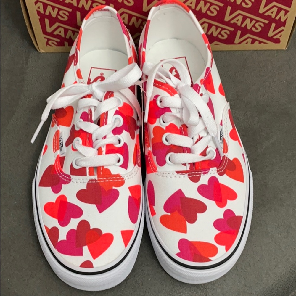 Vans Authentic shoes women Valentines Hearts - Picture 2 of 9